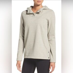 The North Face Knit Stitch Fleece Pullover Snap Hoodie- Women’s Medium